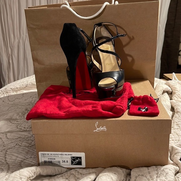 Christian Louboutin Cross Me 150 38.5 - Picture 2 of 10